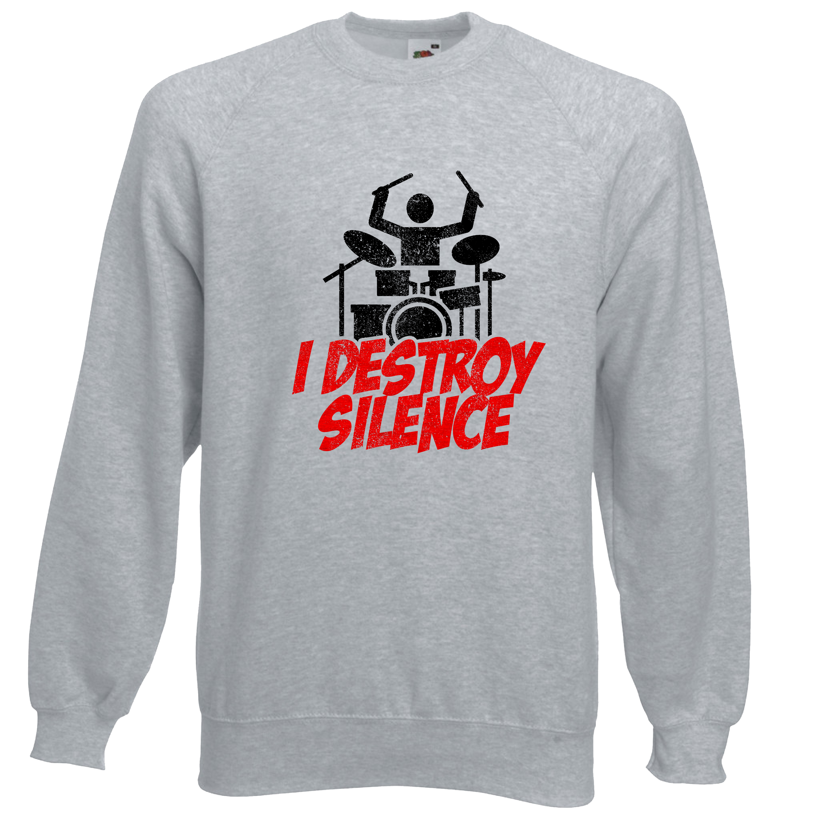 I Destroy Silence Drummer's Music Sweatshirt - Viper Clothing